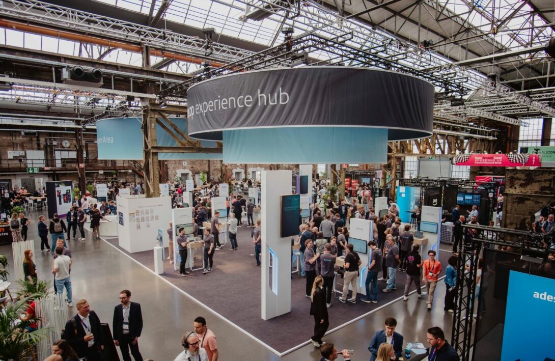 BIld zeigt den Experience Hub auf dem d.velop SUMMIT 2025