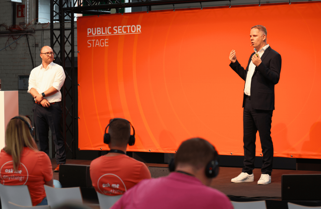 Bild zeigt die Public Sector Stage auf dem d.velop SUMMIT 2025